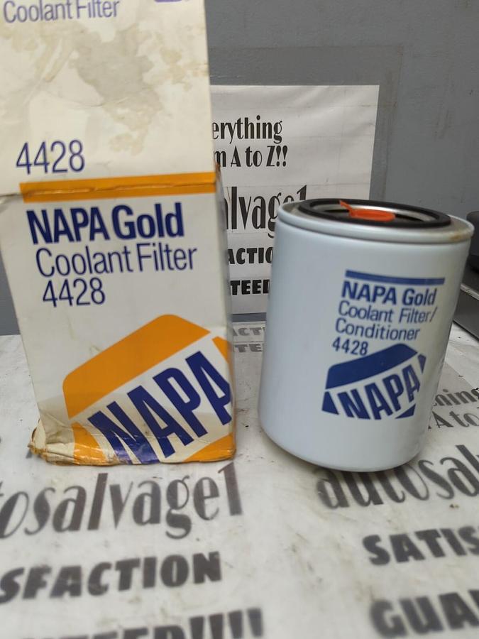 Used NAPA GOLD,4428,COOLANT FILTER ELEMENT NEW
