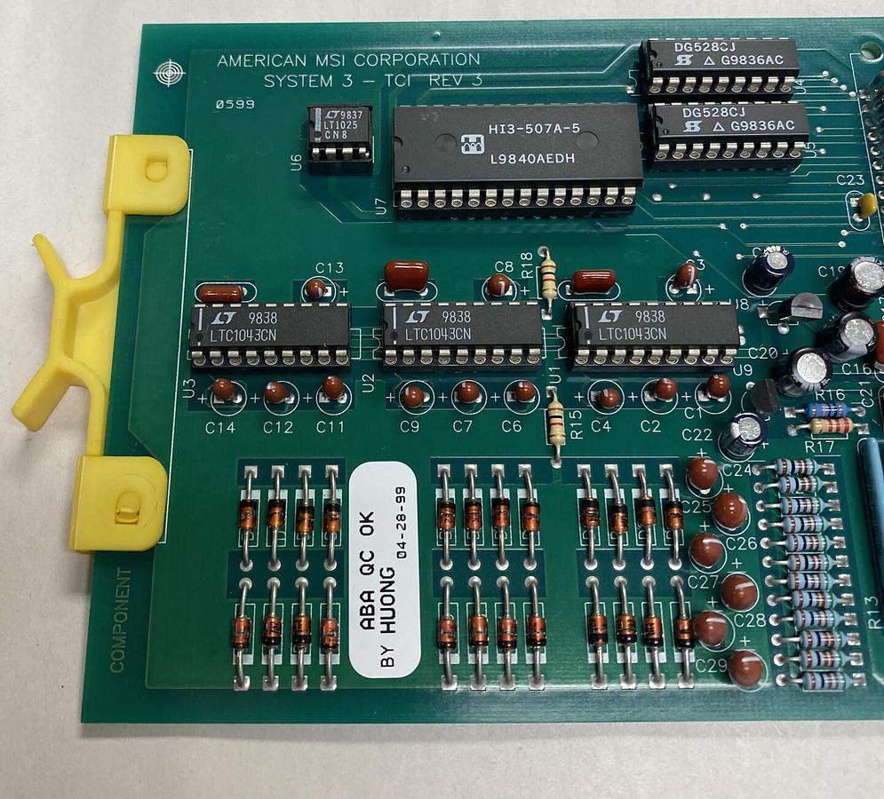 Used AMERICAN,MSI 3000.020.212,PC BOARD MULTIPLEXER BOARD SYSTEM- 3TCI