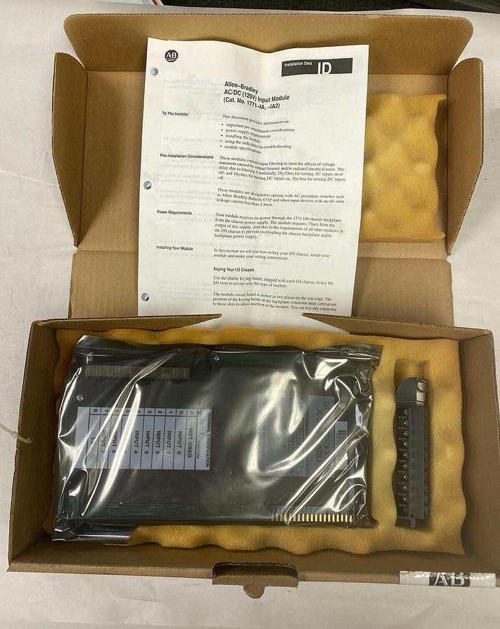 Allen Bradley,1771IA,Series B Input Module NOS