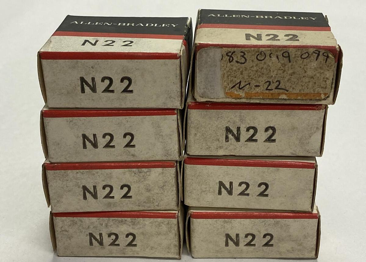 ALLEN BRADLEY,N22,OVERLOAD RELAY HEATER ELEMENT LOT OF 8 NOS