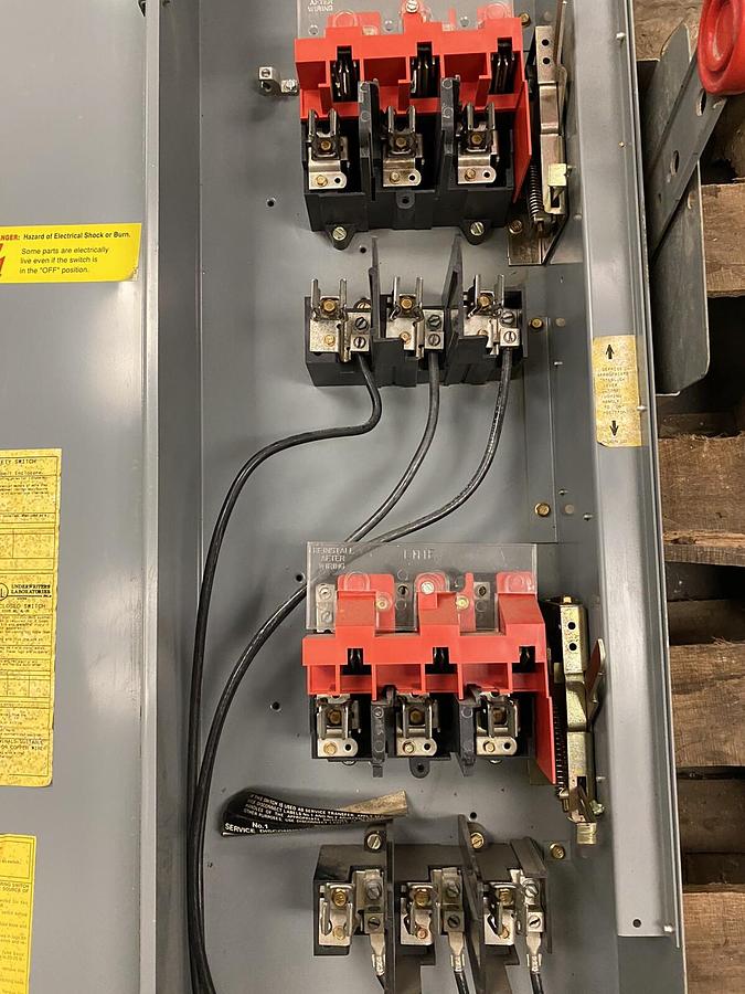 SIEMENS,I-T-E,F351DTK, 30AMP DOUBLE THROW DISCONNECT SWITCH 600V