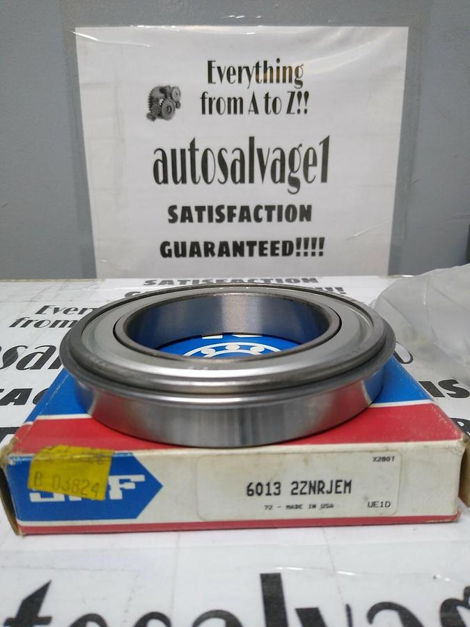 SKF,6013 2ZNRJEM,Deep Groove Ball Bearing Double Shielded NOS