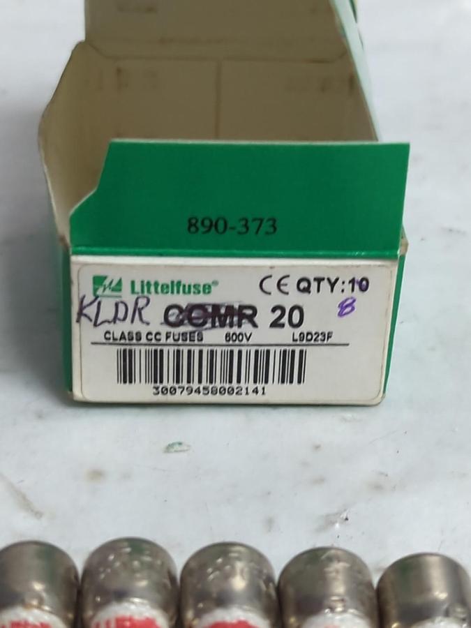 LITTELFUSE,KLDR20,FAST ACTING 20 AMP FUSES BOX OF 8 NOS