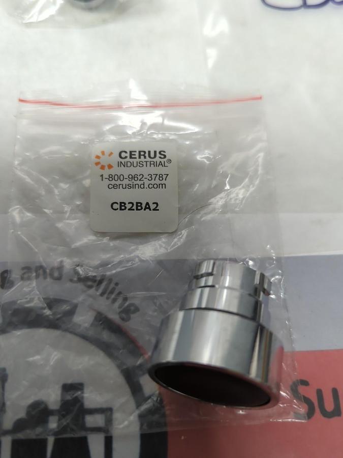CERUS,CB2BA2,BLACK PUSHBUTTON LOT OF 2 NOS