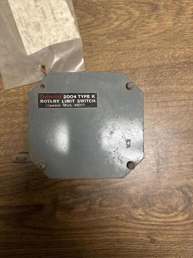 Gemco,2004,Rotary Limit Switch Type K 120:1 Ratio