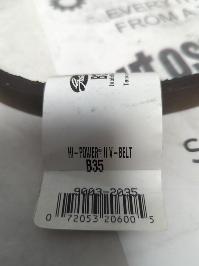 GATES,B35,HI POWER V-BELT NOS