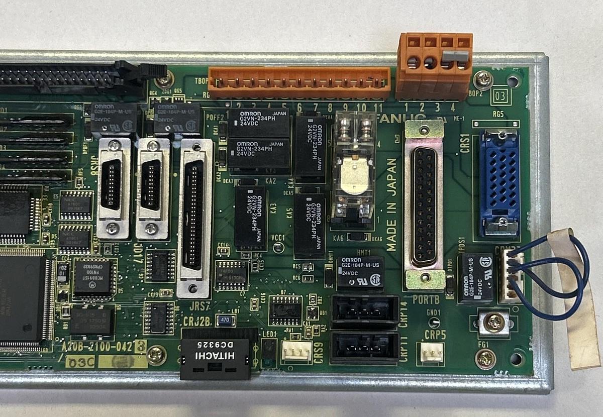 Used FANUC,A20B-2100-0423,OPERATOR PANEL BOARD