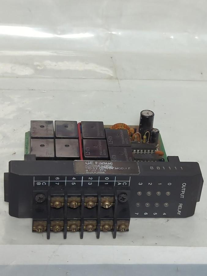 Used GE FANUC,IC610MDL180A,OUTPUT RELAY PRE-OWNED