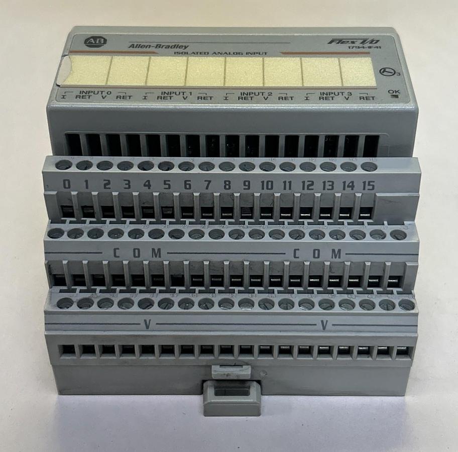 Used ALLEN BRADLEY,1794-IF41,FLEX I/O ISOLATED ANALOG INPUT MODULE