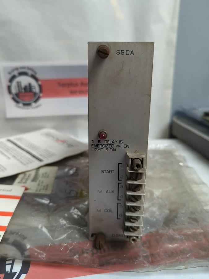 Used RELIANCE ELECTRIC,0-51874,SSCA STATIC SEQUINCE CARD MODULE PRE-OWNED