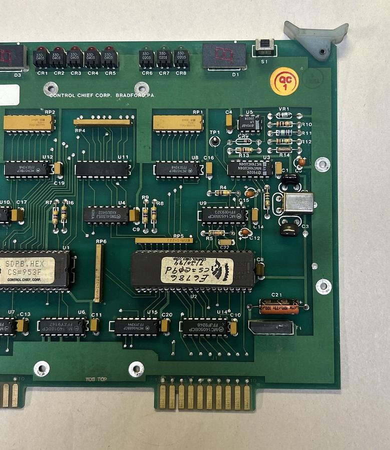 Used CONTROL CHIEF,8002-4000-B,CONTROL CIRCUIT BOARD