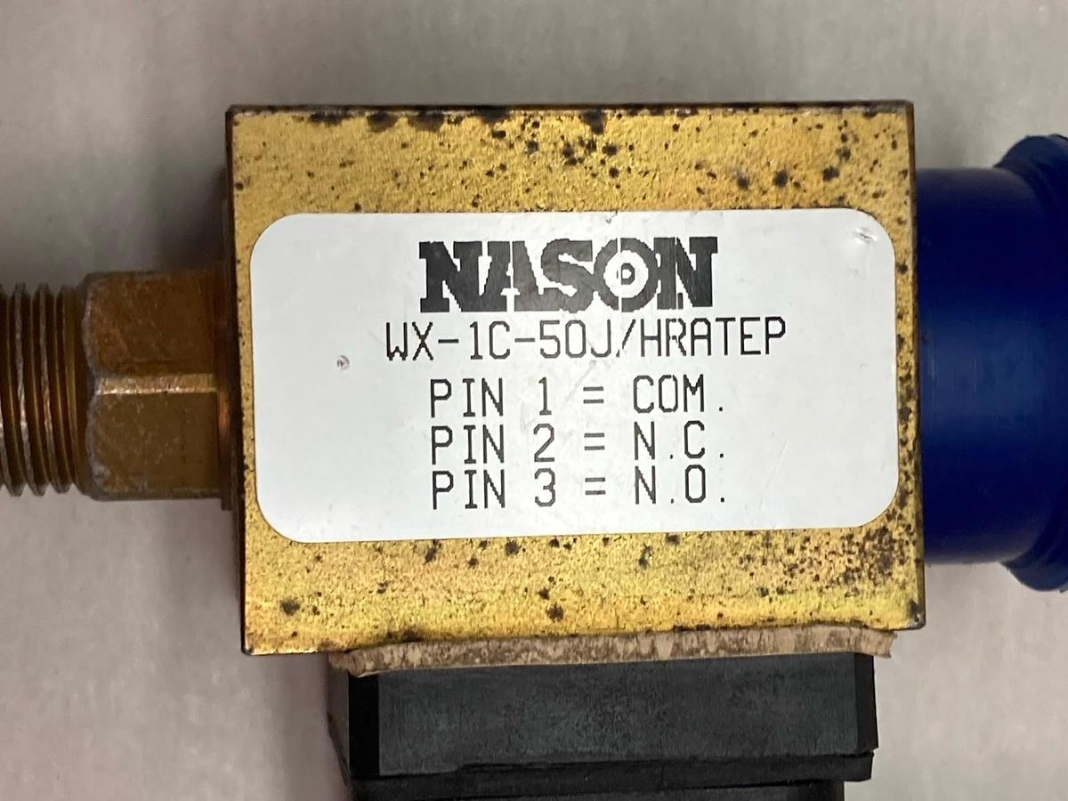 Used Nason,WX-1C-50J/HRATEP,High Pressure Switch