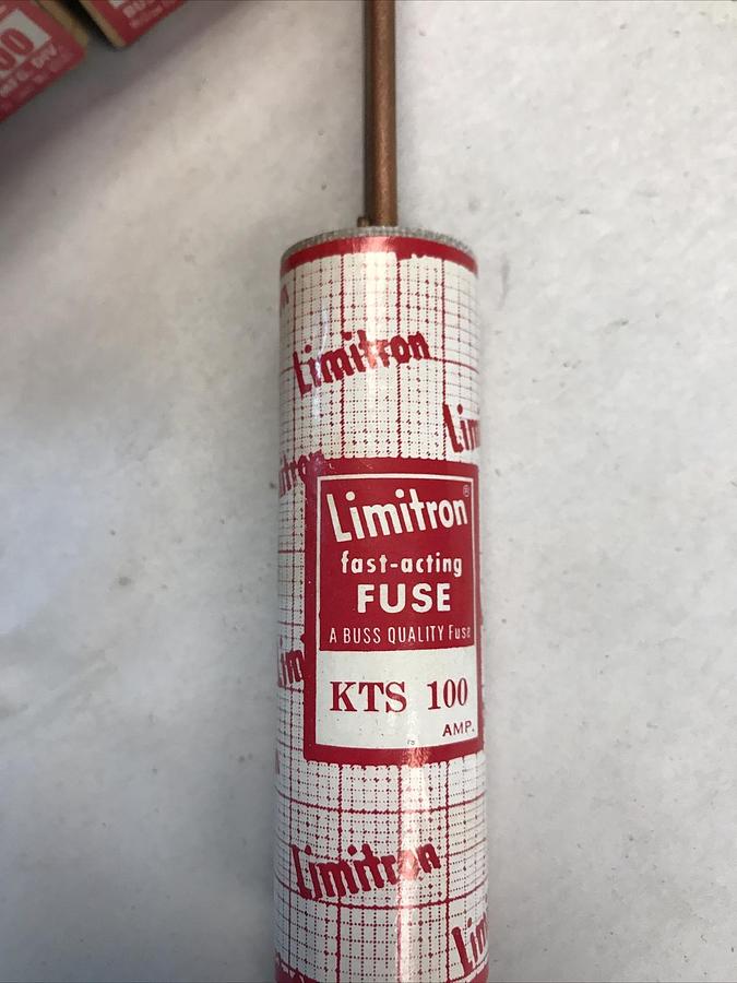 Used Bussmann,KTS-100,Limitron Fuse Lot of 7 NOS