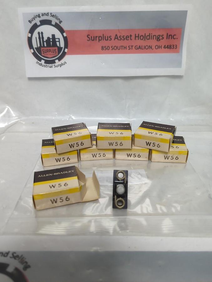 ALLEN BRADLEY,W56,THERMAL OVERLOAD HEATER ELEMENT LOT OF 8 NOS
