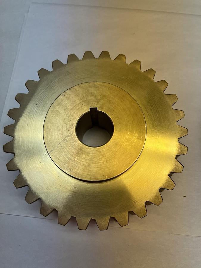 WORM GEAR,42464,BORE 1.25" 50 TEETH GEAR 1.375" W X 6.50" Dia LOT 0F 2