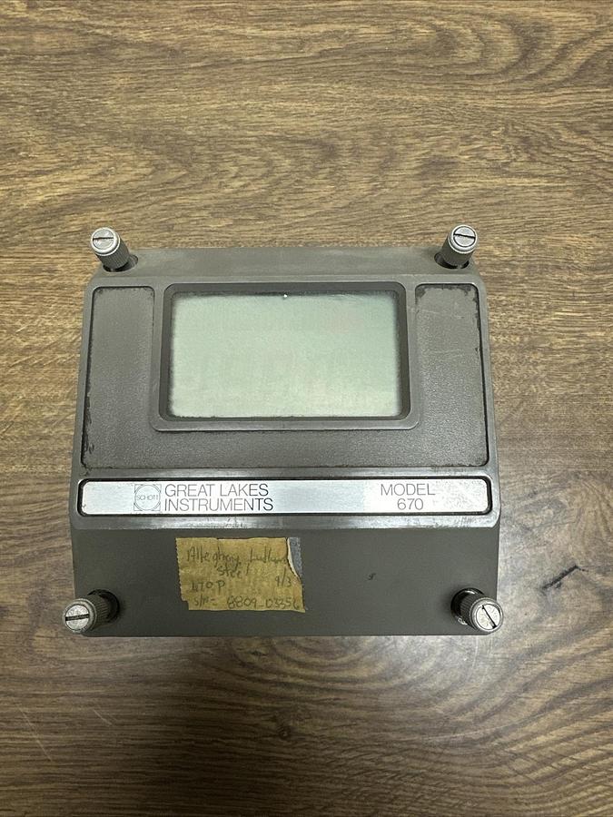 Great Lakes Instruments,670,Analyzer