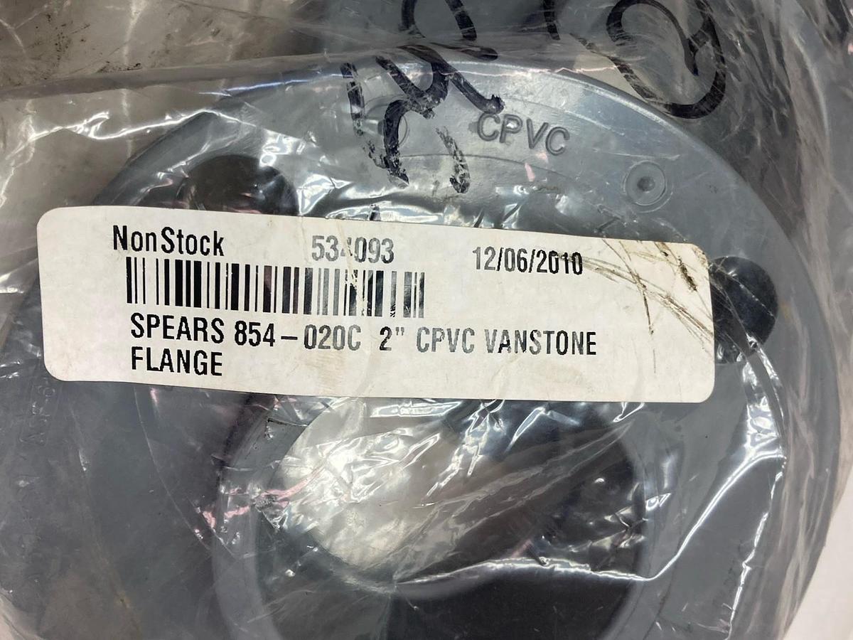 Used Spears Schedule,854-020C,2 Inch CPVC Vanstone Flange Slip Spears