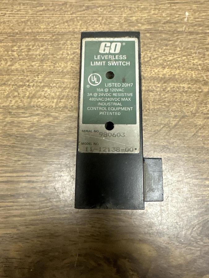 Used Go Switch,11-12138-00,Leverless Limit Switch