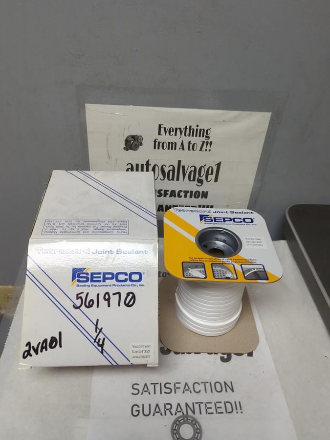 SEPCO,150910002,TETRACORD JOINT SEALANT 1/4 IN X 50 FT NEW