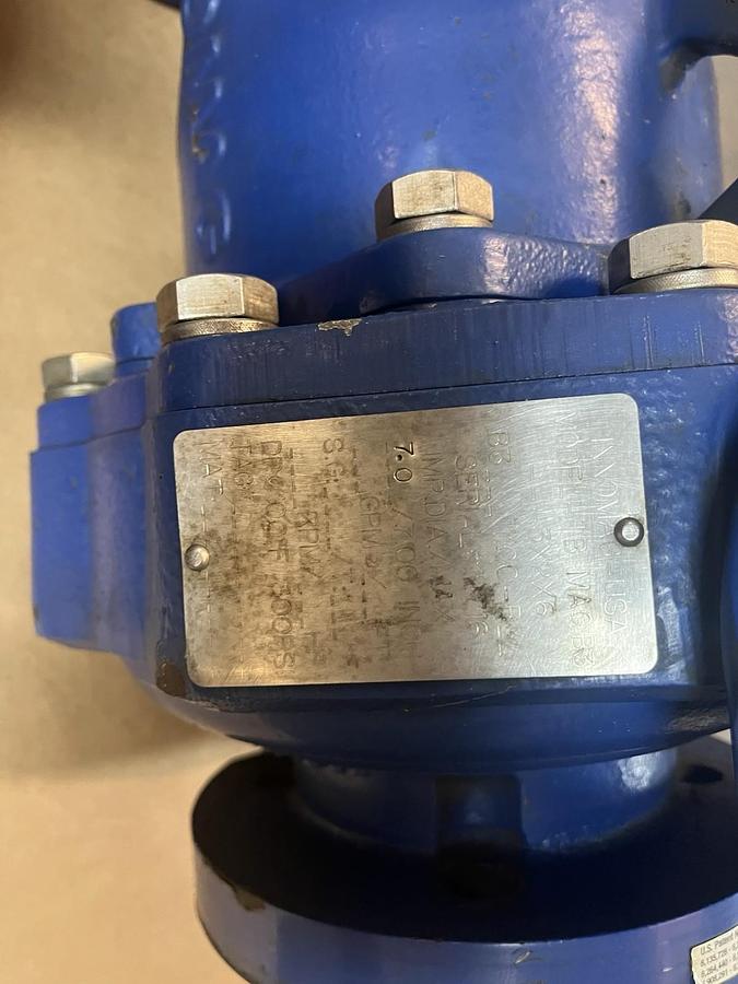 Used FLOWSERVE,3X2X6",INNOMAG MAGNETIC DRIVE SEALLESS PUMP IMP DIA 7"