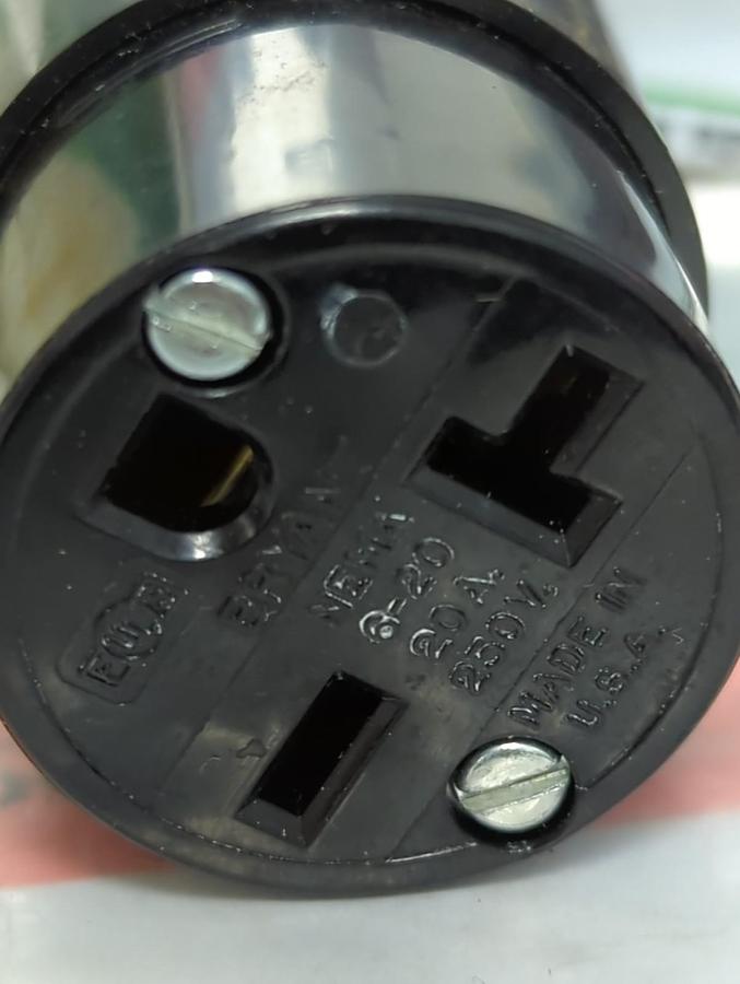 BRYANT ELECTRIC,5469-B,CONNECTOR NEMA 0-20 250V 20A LOT OF 5 NOS