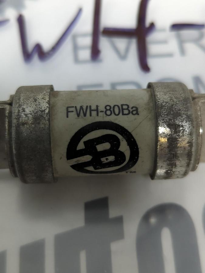 COOPER BUSSMANN,FWH-80BA,BUSSMANN 80 AMP FUSE NOS