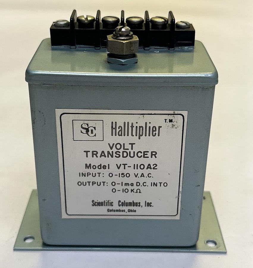 Used SCIENTIFIC COLUMBUS,VT-110A2,VOLT TRANSDUCER