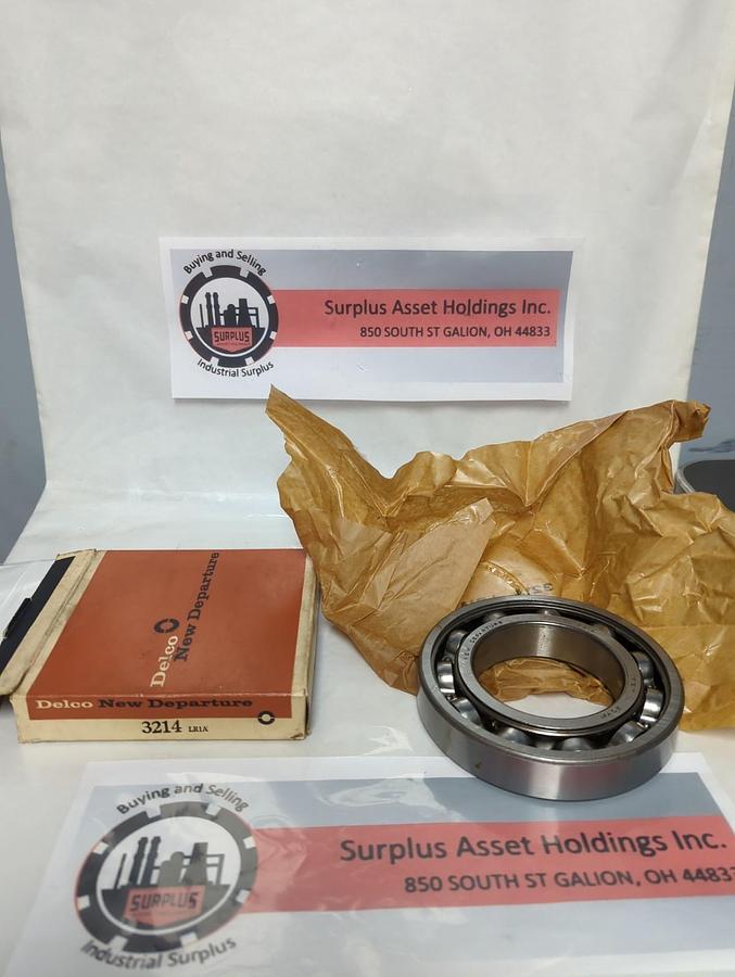 DELCO NEW DEPARTURE,3214,DEEP GROOVE BALL BEARING NOS