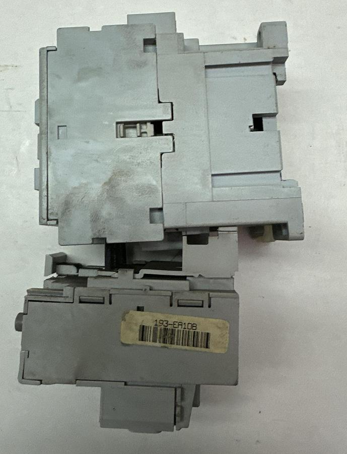 Used Allen Bradley,100-C09*10,7.5 HP Motor Starter w/ 193-EA1DB-B Overload Relay
