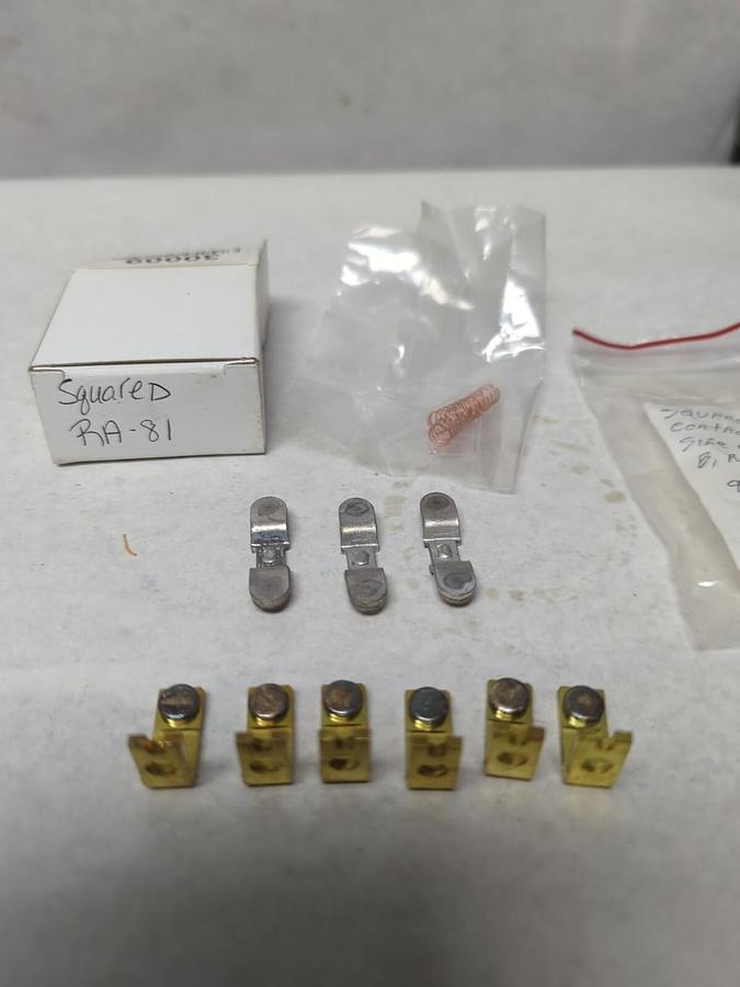 SQUARE D,RA-81,SIZE 0 TYPE B-R 7 BH CONTACT KIT NOS