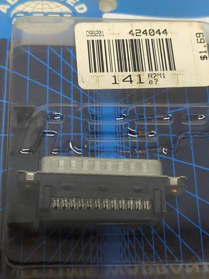 AESP,K25F-FL-K25MFL,DB25 MALE FLATCONNECTOR LOT OF 7 NOS