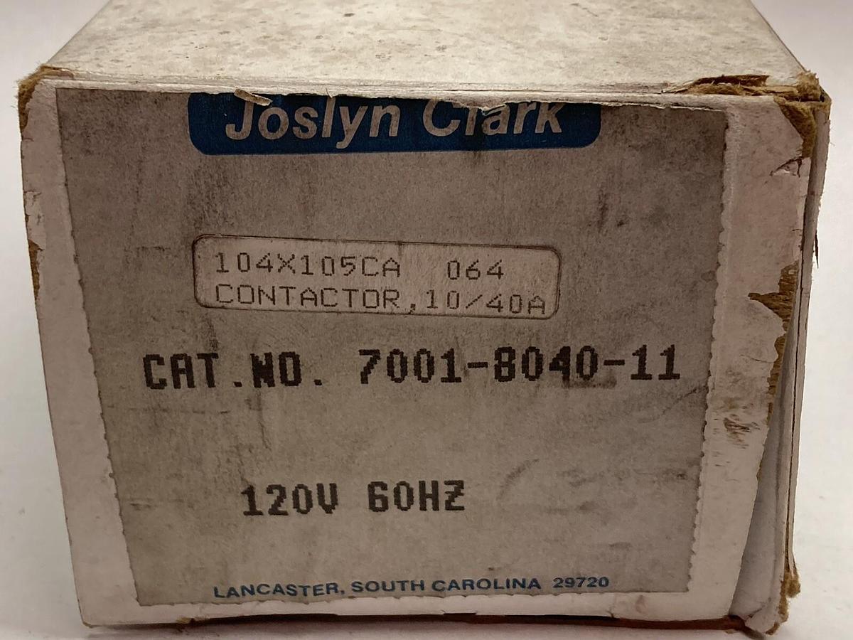 Joslyn Clark,7001-8040-11,Contactor
