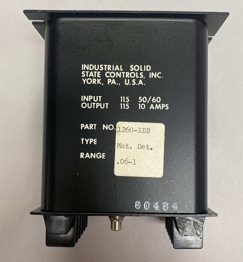 KANSON ELECTRONICS,1260-1DB,MOTION DETECTOR 10AMP 115V 50/60HZ .06-10SEC NOS