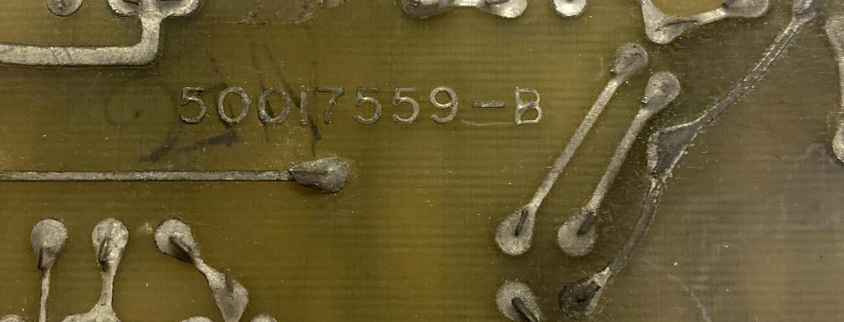 Used Unbranded,50017559-B,Timing & Safety CKTS Board