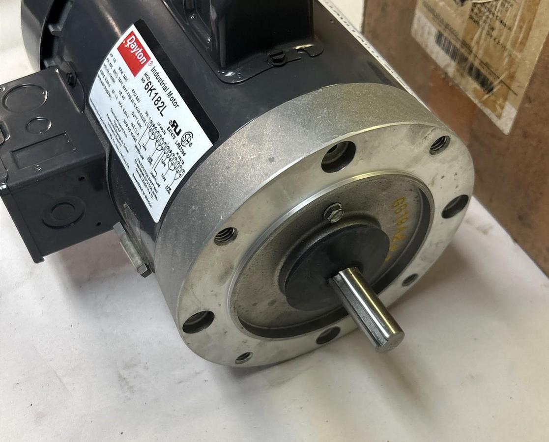 DAYTON,6K182L,MOTOR 1/2HP 115/230V 3450RPM 1PH 56C FRAME