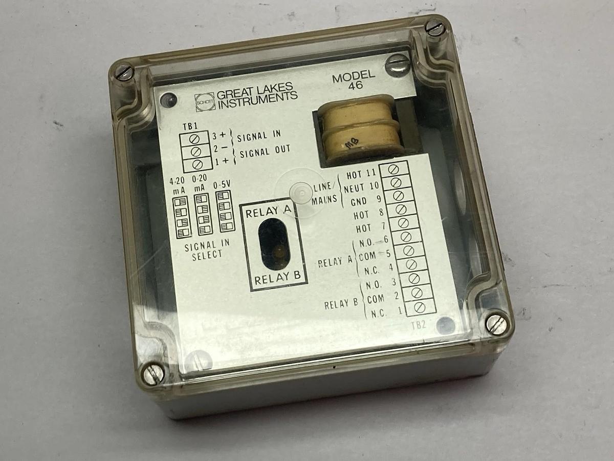 Used Great Lakes Instruments,Model 46,Signal Relay