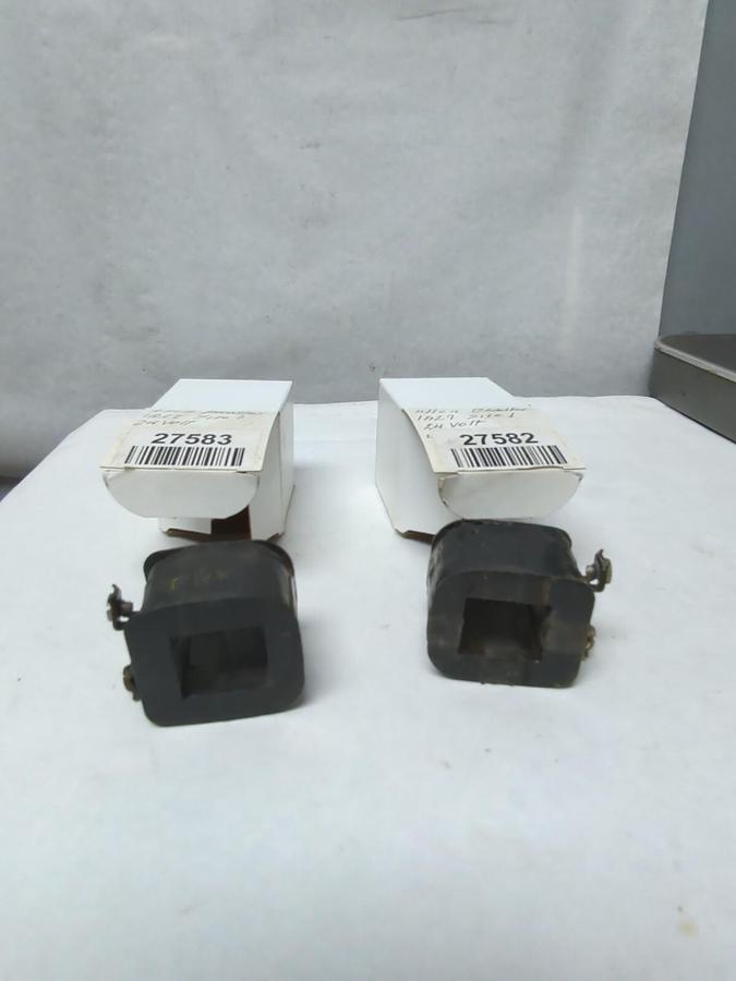 Used ALLEN BRADLEY,1A27,COIL 24V PRE-OWNED NOT IN ORINIAL BOX LOT OF 2