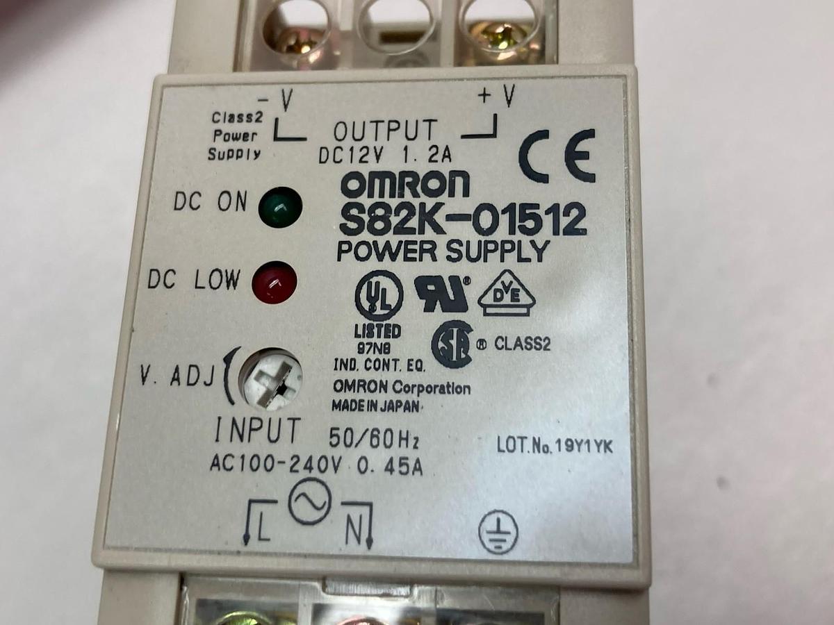 Omron,S82K-01512,Power Supply 1.2A 50/60Hz