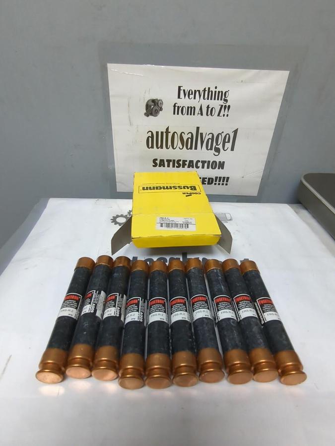 COOPER BUSSMANN,FRS-R-2,FUSETRON 2 AMP FUSES BOX OF 10 NEW
