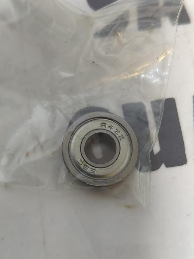 EBC,R4 ZZ,SHIELDED MINIATURE BEARING 1/4 INCH BORE 5/8 INCH OD LOT OF 100 NOS