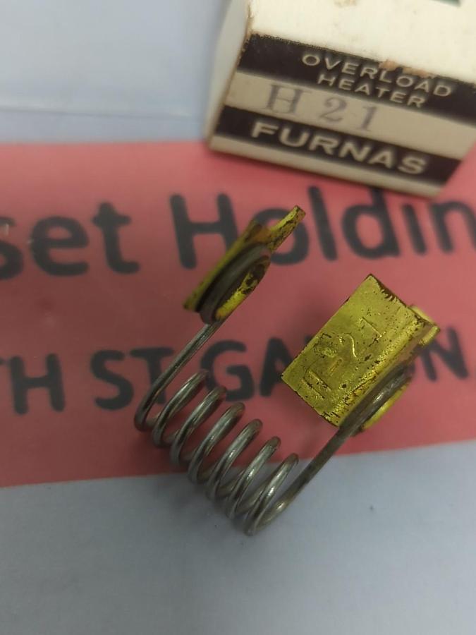 FURNAS,H21,OVERLOAD HEATER ELEMENT LOT OF 6 NOS
