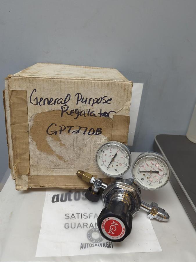 AGA,GPT270B,GENERAL PURPOSE COMPREESED GAS REGULATOR 0-3000PSIG NOS