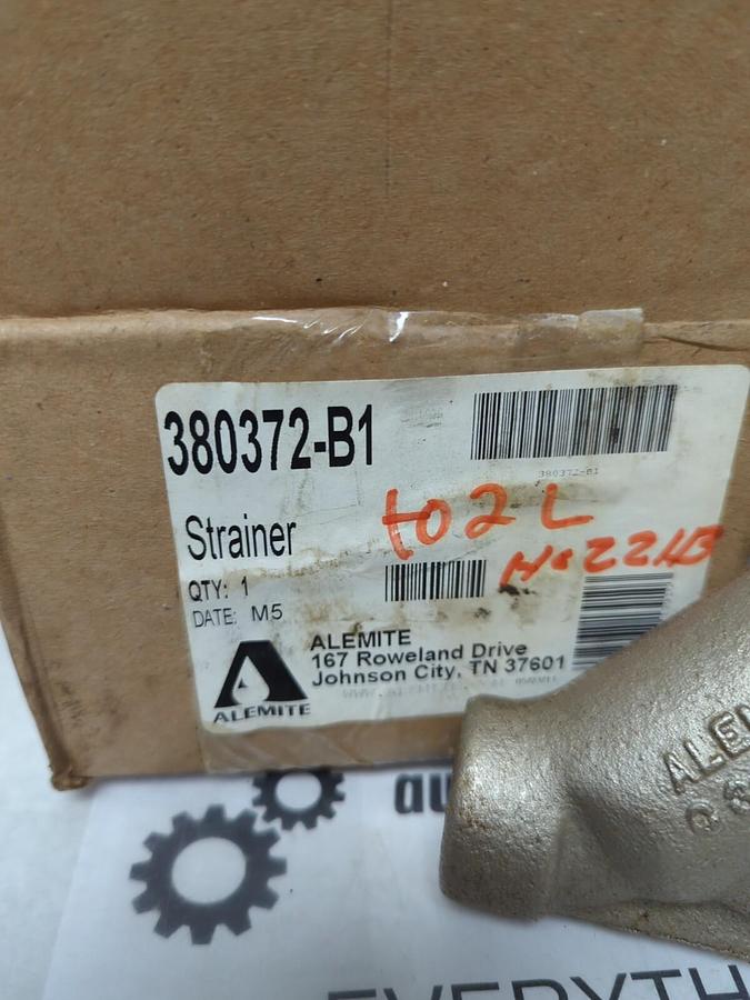 ALEMITE,380372-B1,GREASE STRAINER 1/2 INCH FNPT NOS