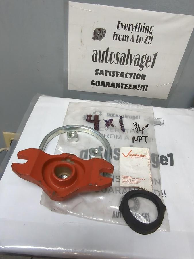 VICTAULIC,STYLE 921,4 IN X1 IN 3/4 INCH NPT MECHANICAL OUTLET NOS