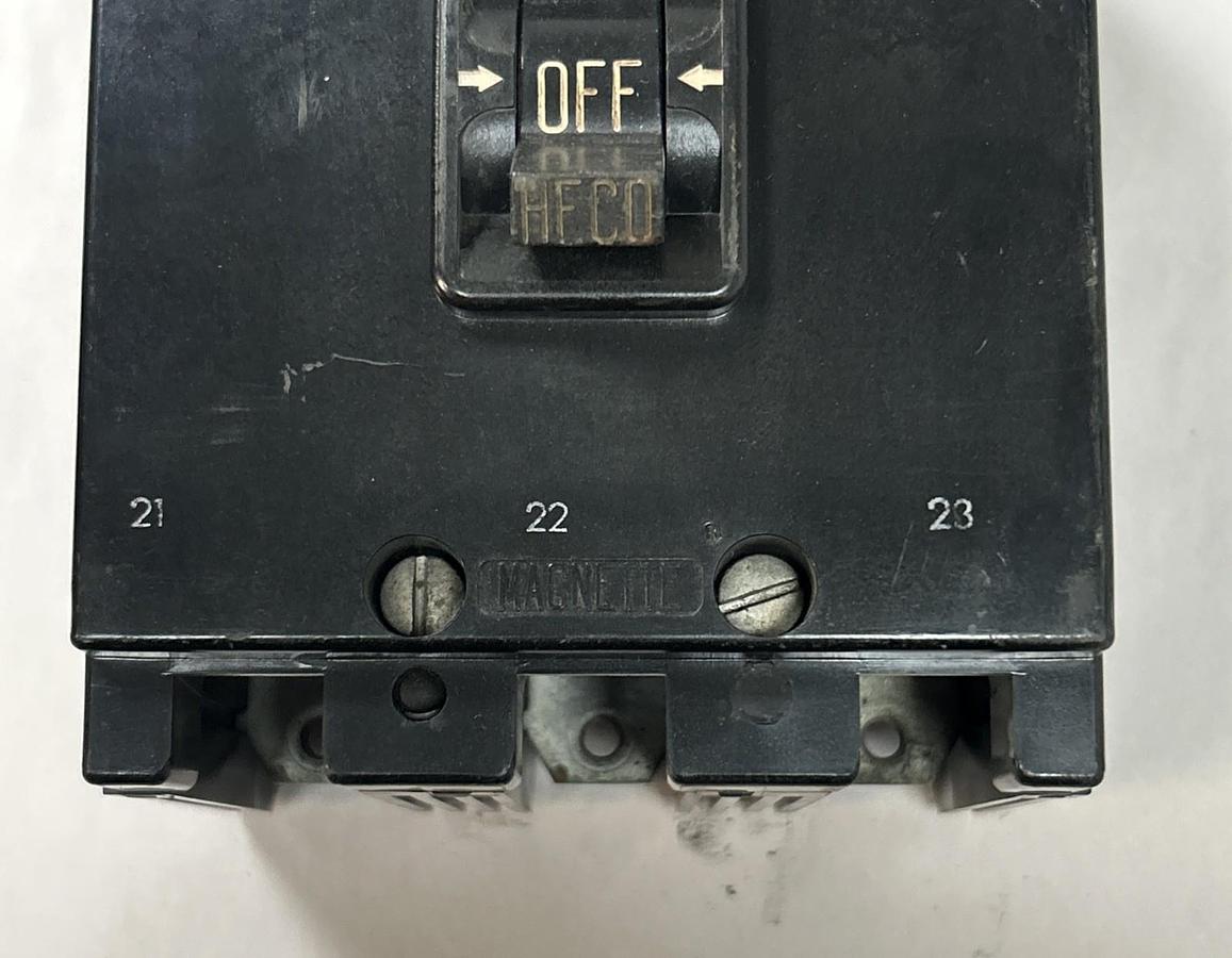 Used HEINEMANN,GB3-G3-DU,Circuit Breaker 55-64A 480V 3P