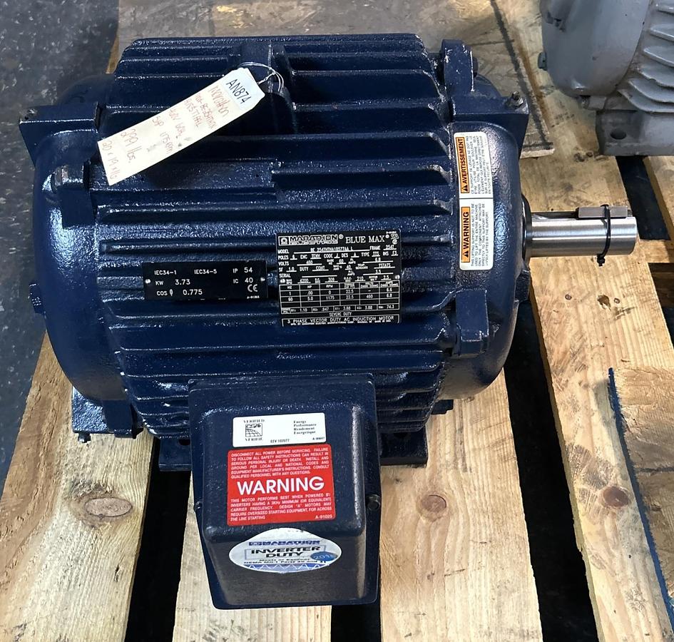 MARATHON,254THTNA18577AAL,BLUE MAX MOTOR 5HP 1175RPM 460V 3PH 254T FRAME