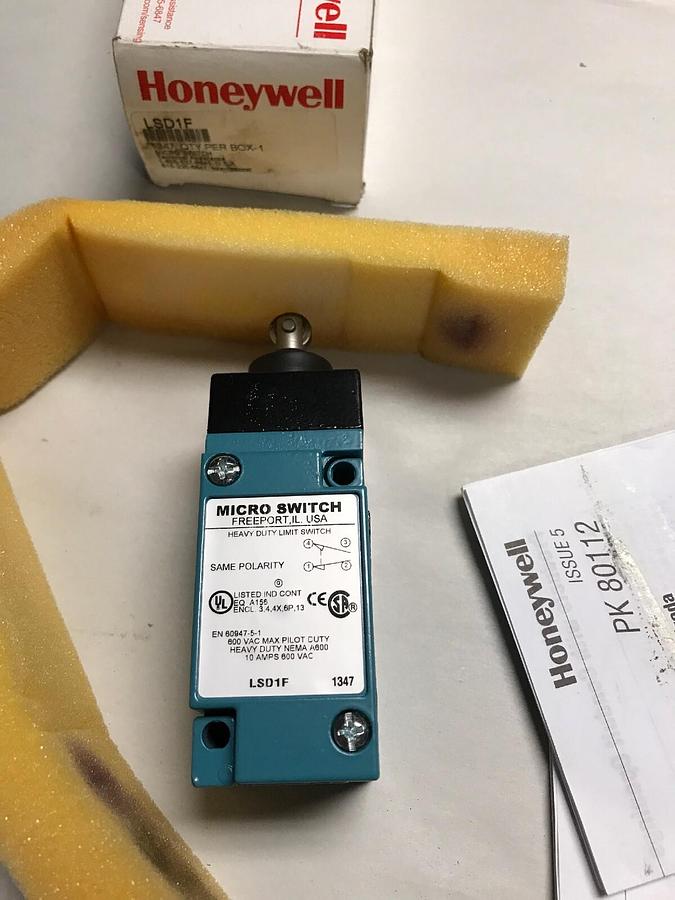 Honeywell,LSD1F,Microswitch Limit Switch