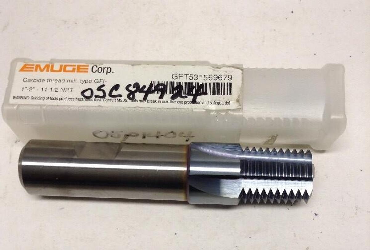 Emuge,GFT531569679,CARBIDE THREAD MILL TYPE GF