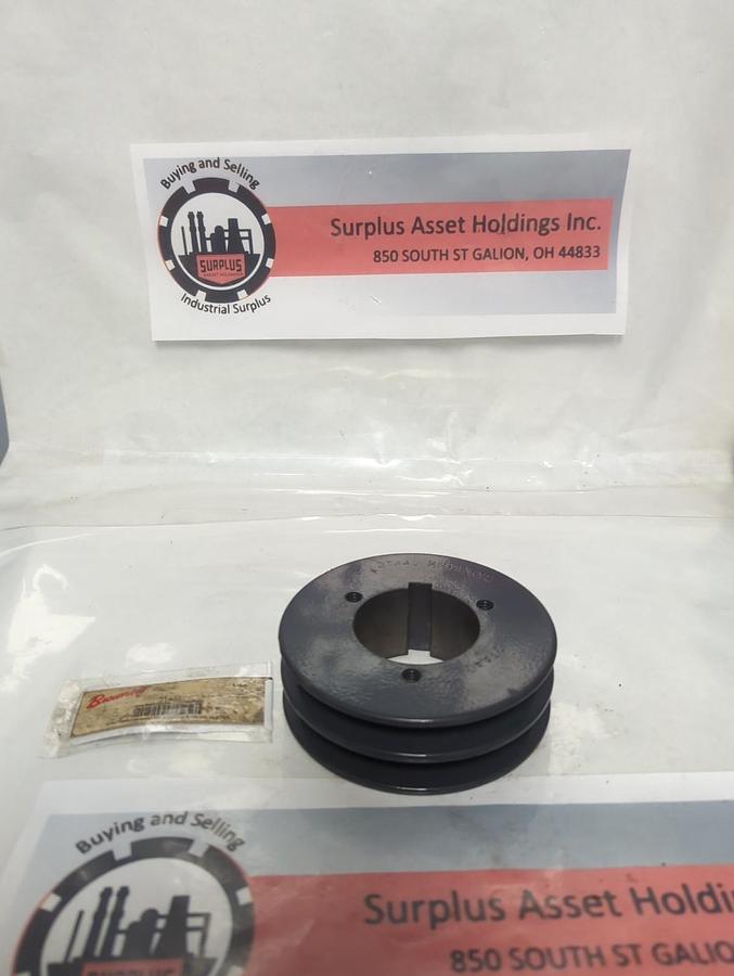 Used BROWNING,2TA40,V-BELT SHEAVE BUSHING PULLEY PRE-OWNED