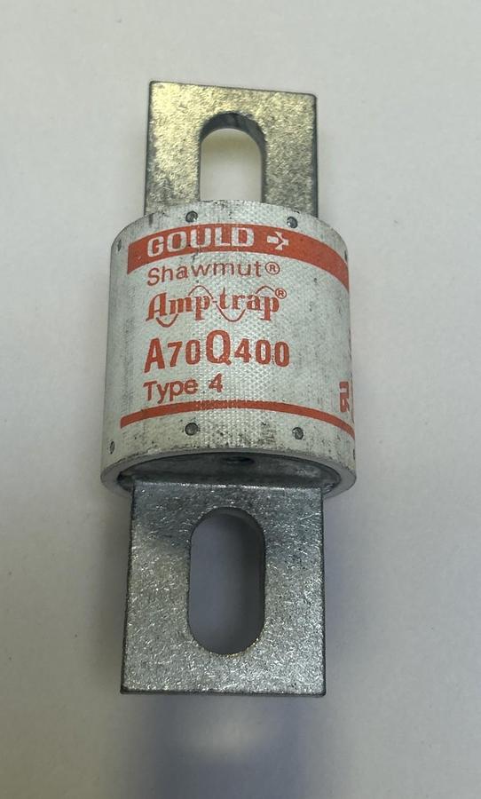 Used GOULD SHAWMUT,A70Q400,AMP-TRAP FUSE 400A 700V